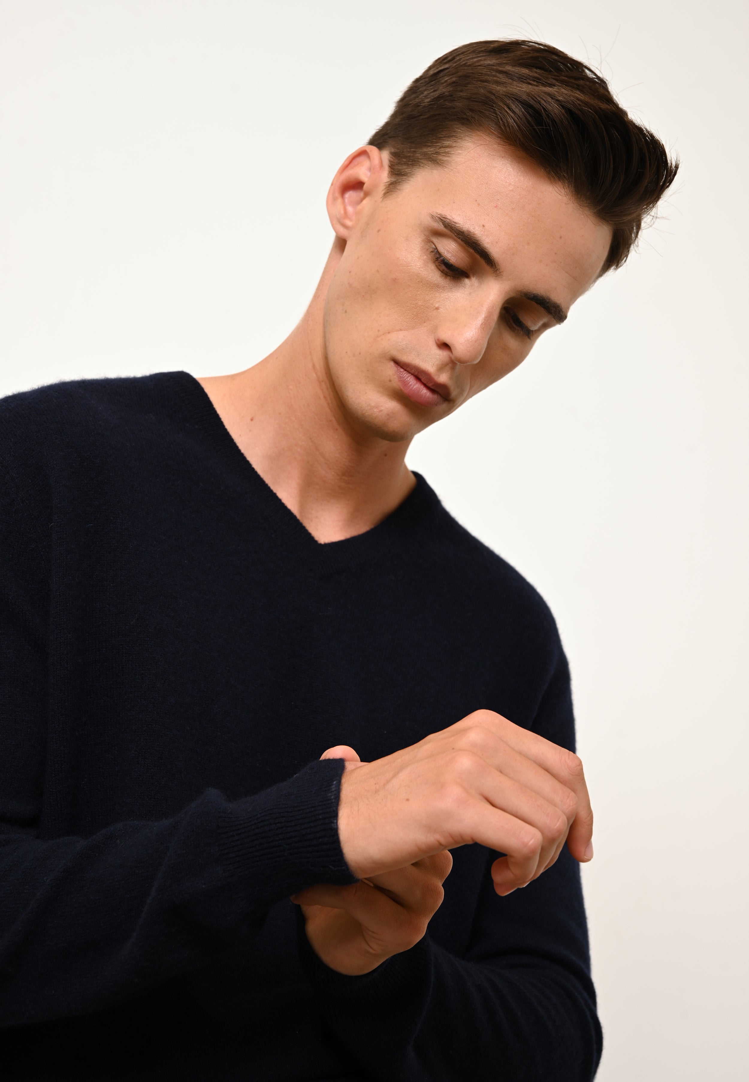 WALT navy v-neck sweater