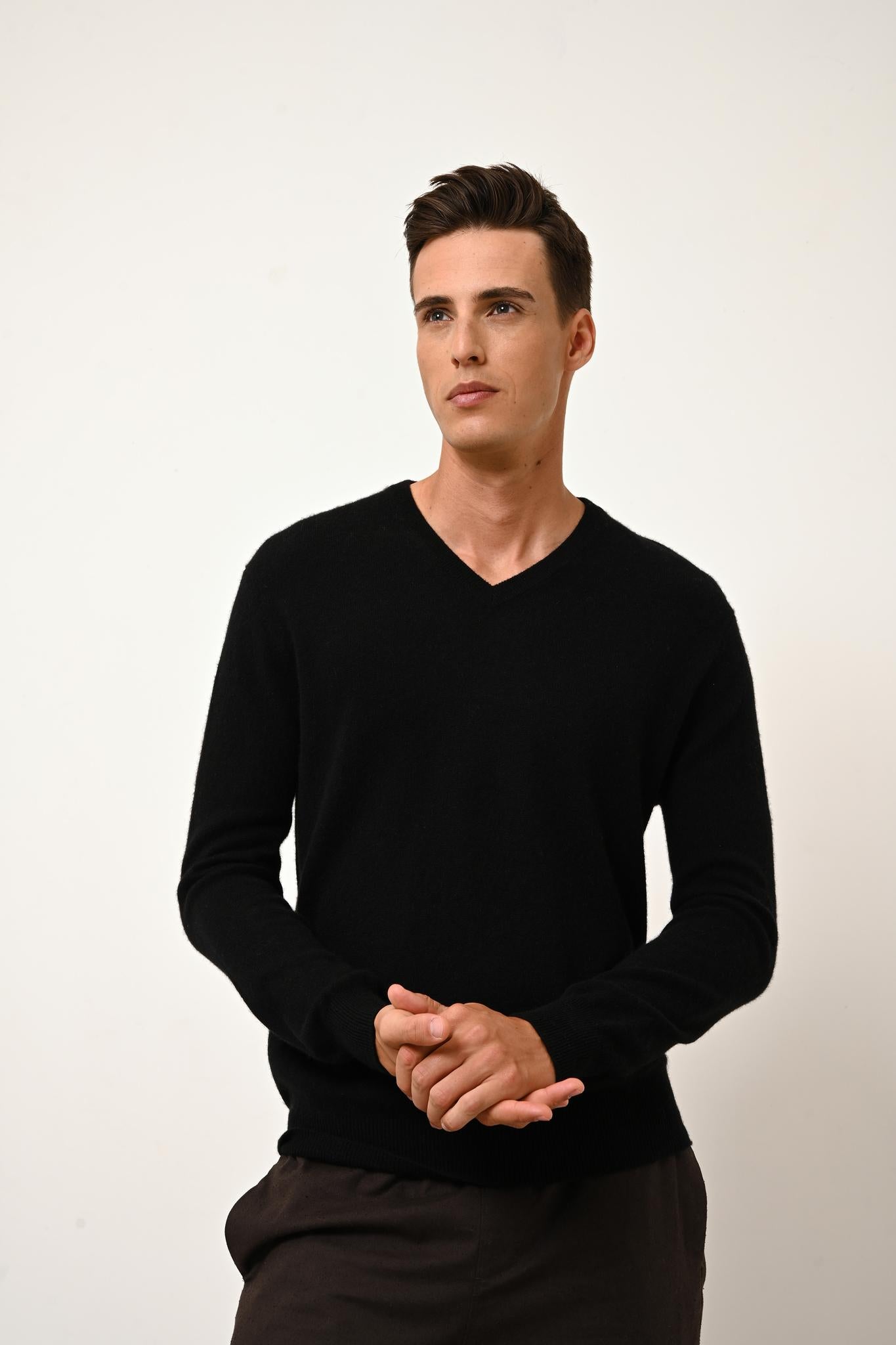 WALT pull col v noir