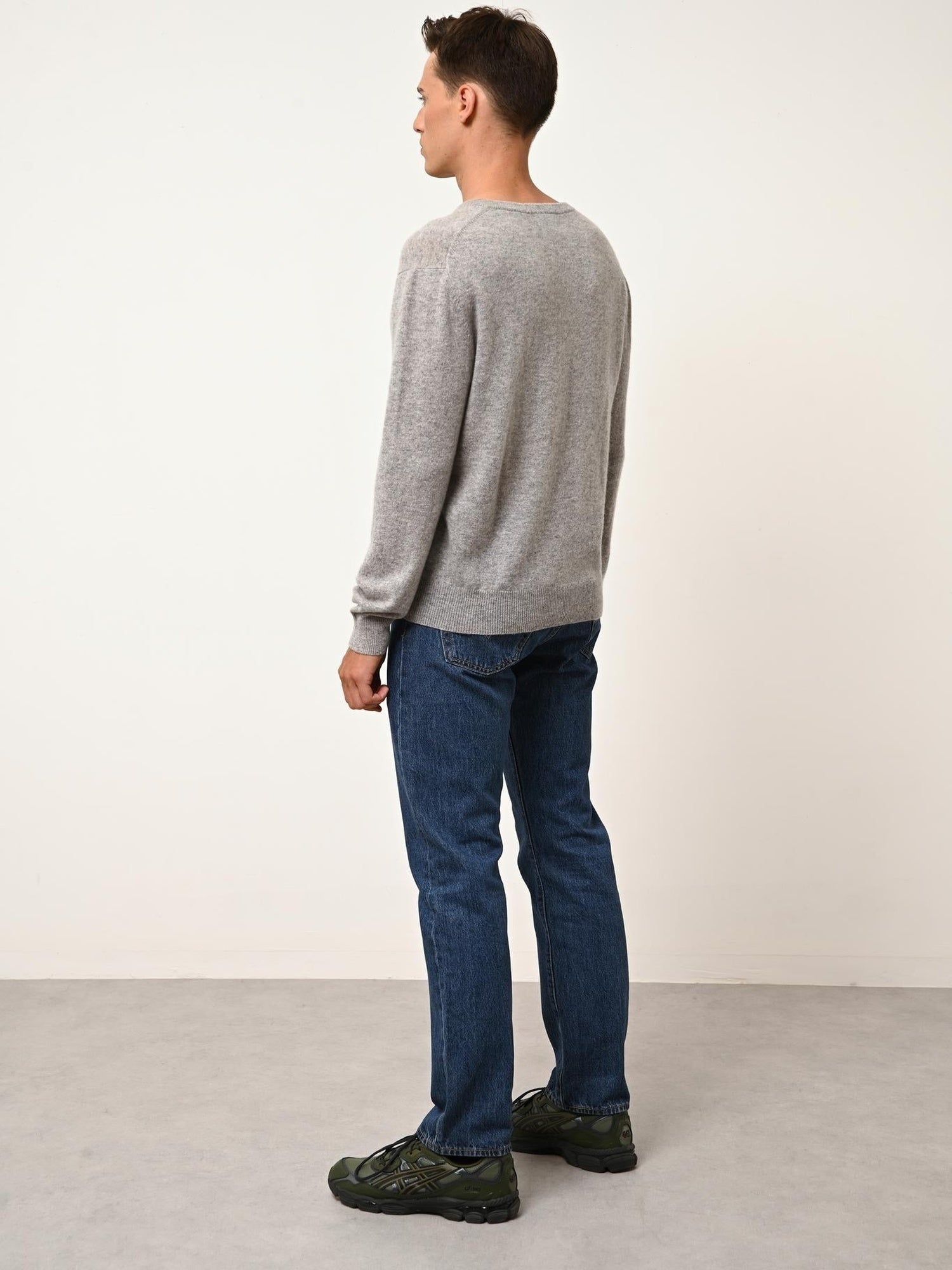 WALT pull col v nuage chiné