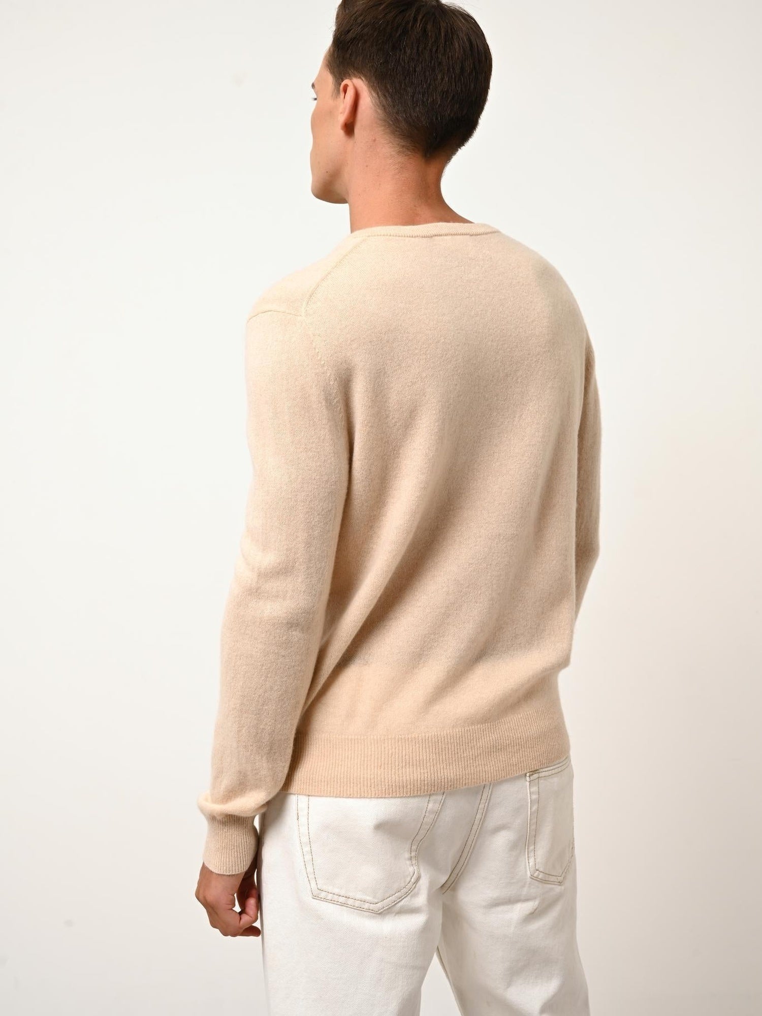 WALT v-neck sweater sand