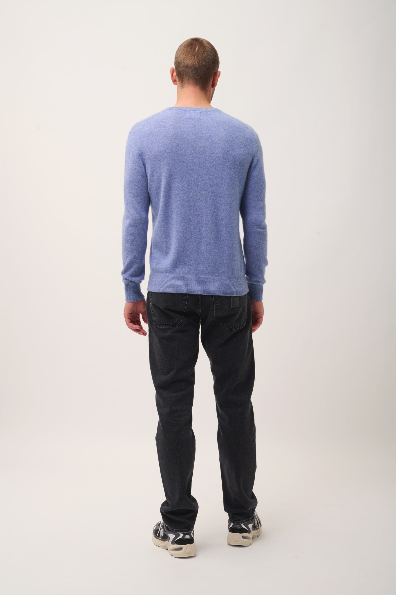 WALT pull col v sky chiné