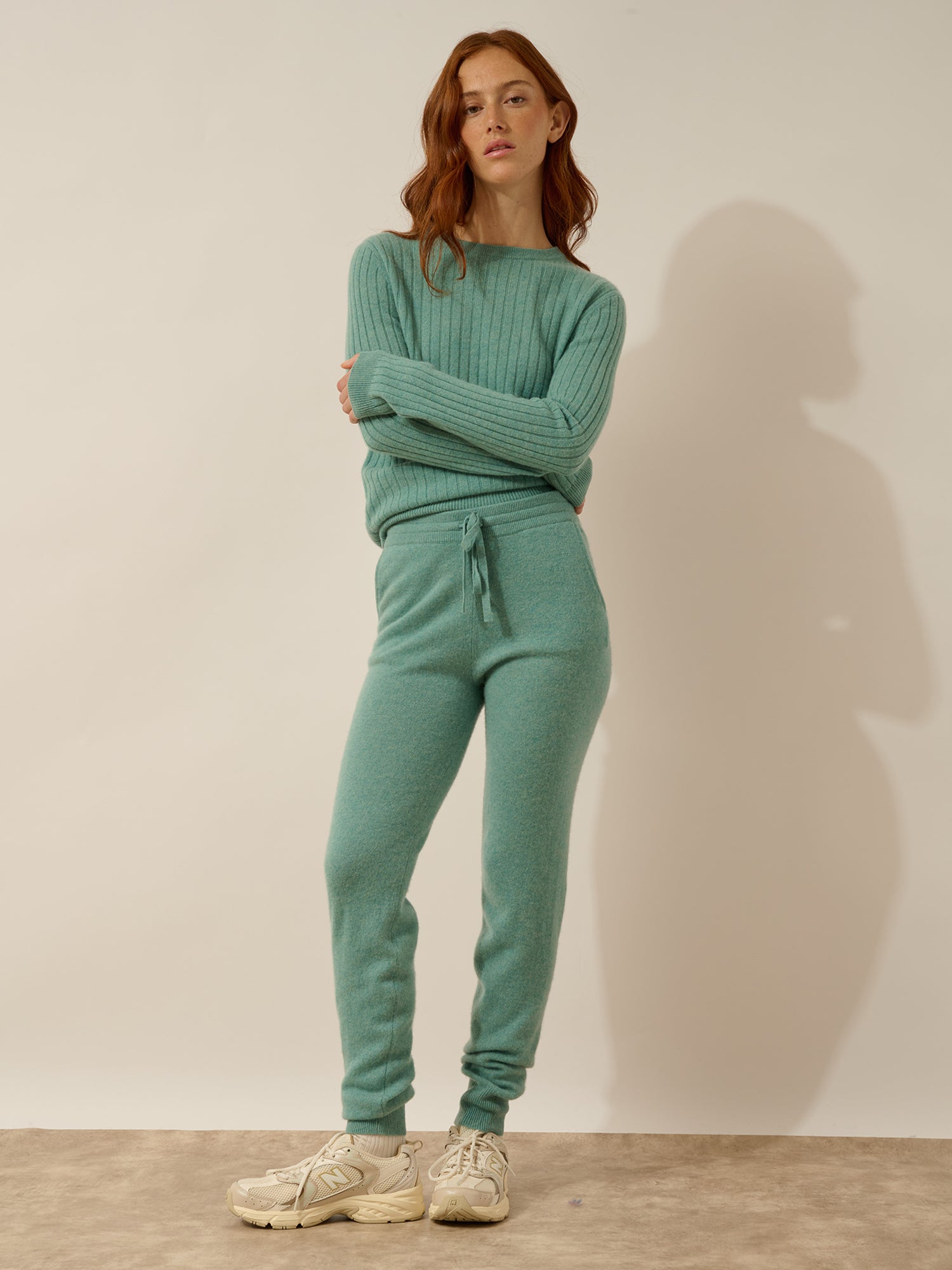 WENDY jogging  vert chiné