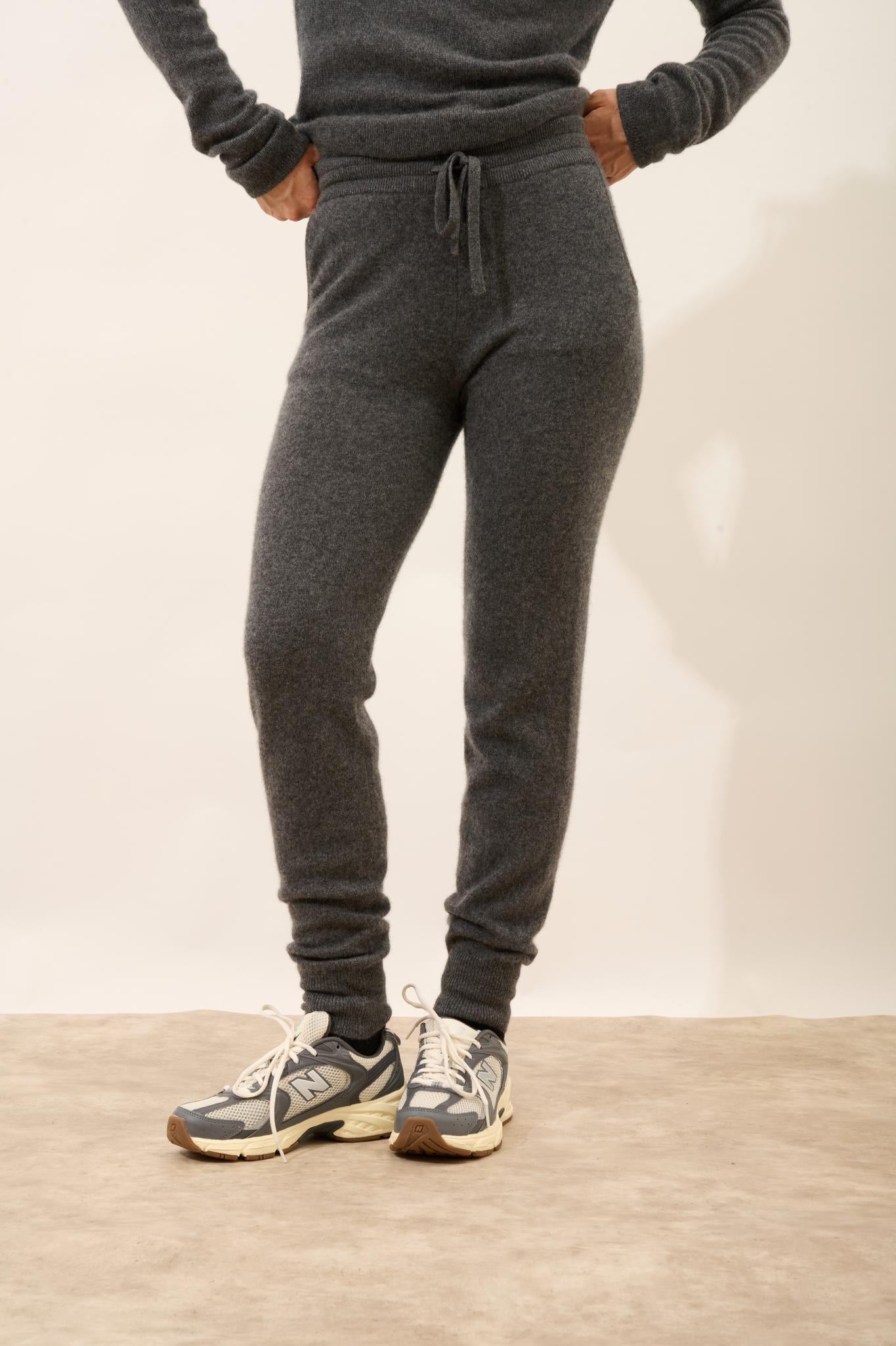 WENDY jogging suit anthracite mottled