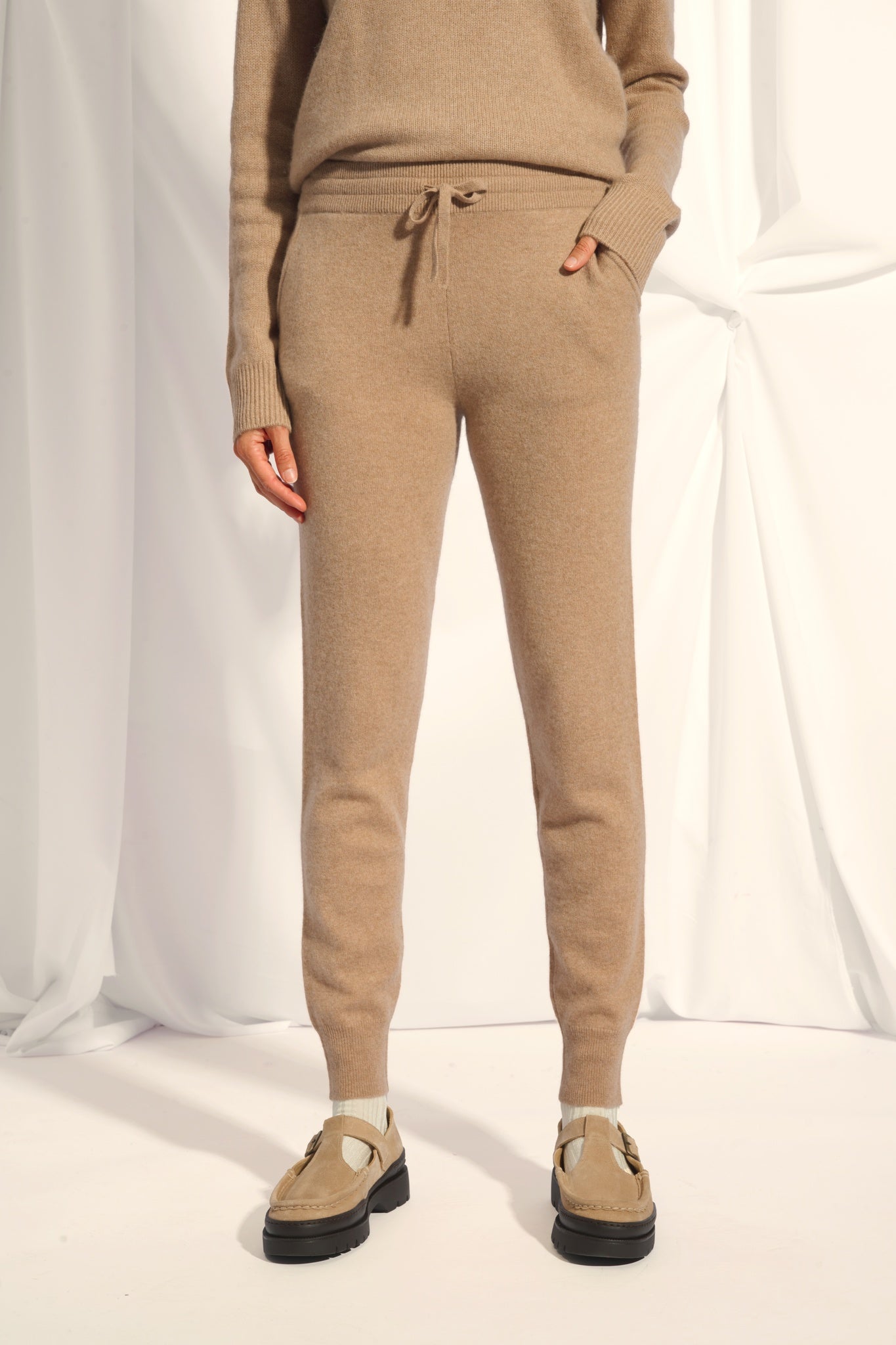 WENDY jogging camel chiné