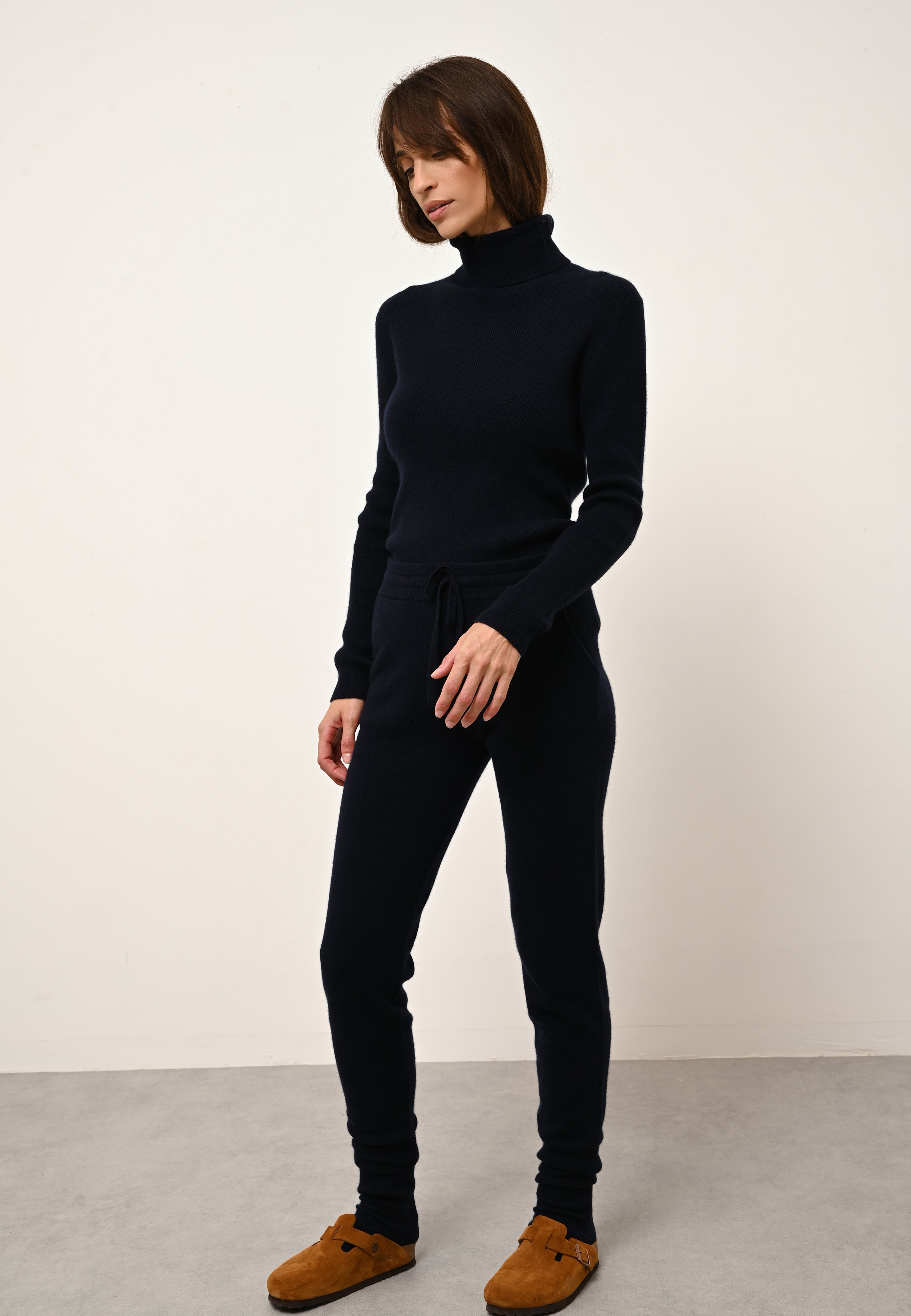 WENDY jogging navy 100% cashmere