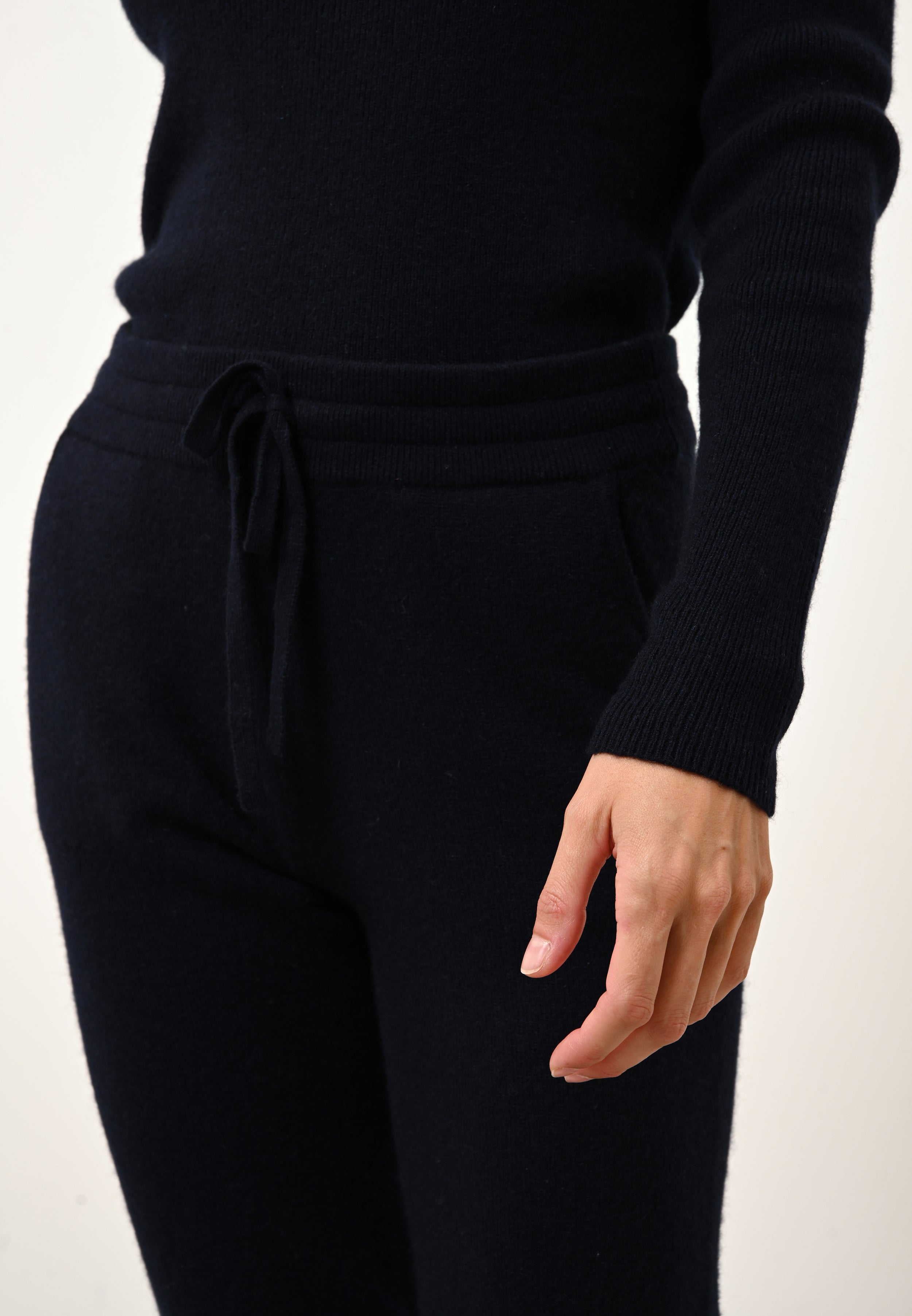 WENDY jogging navy 100% cashmere