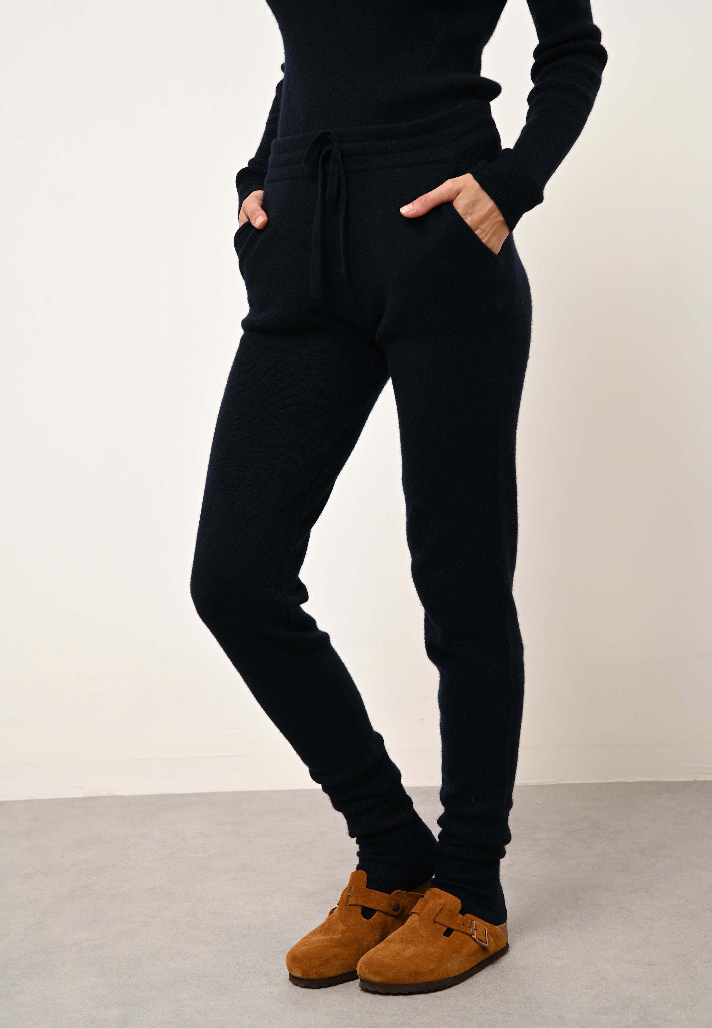 WENDY jogging navy 100% cashmere