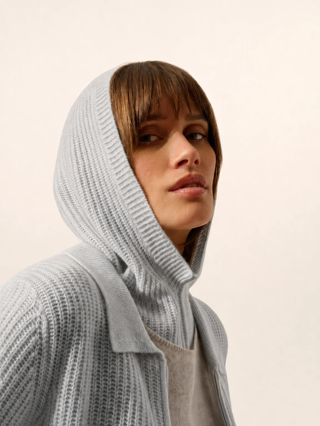 EVELINE Cagoule 4 Fils Nuage Chiné