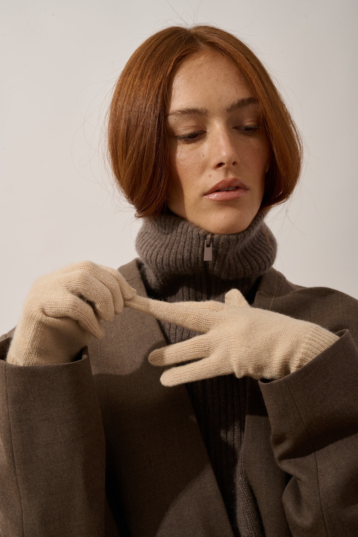 YANN gants 4 fils beige