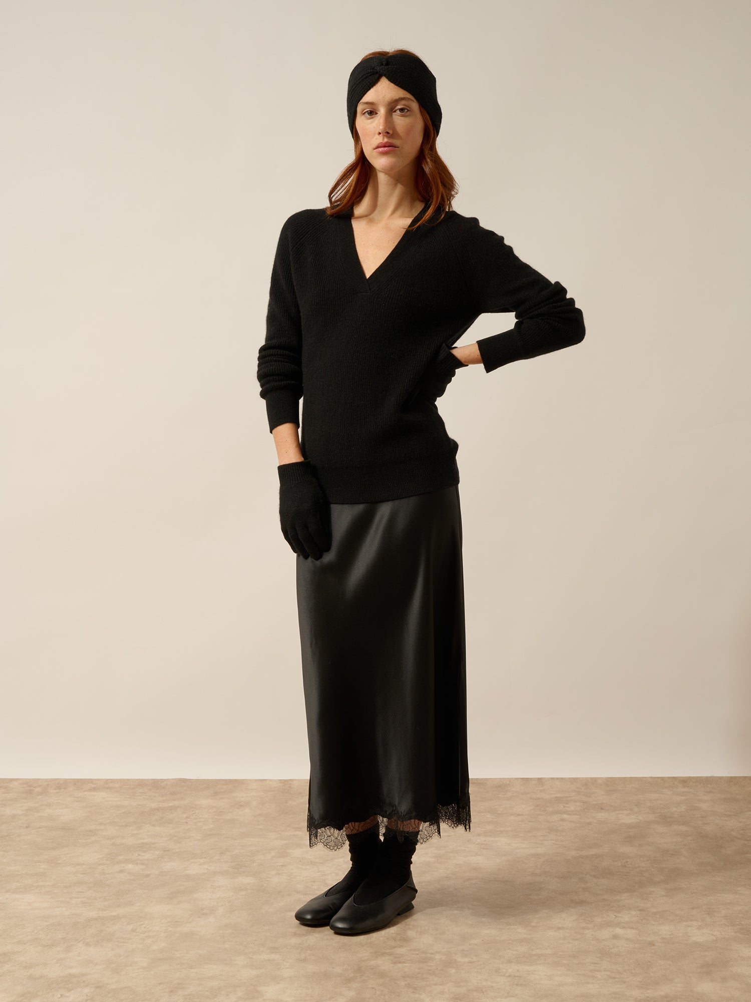 YLFA bandeau 8 fils noir