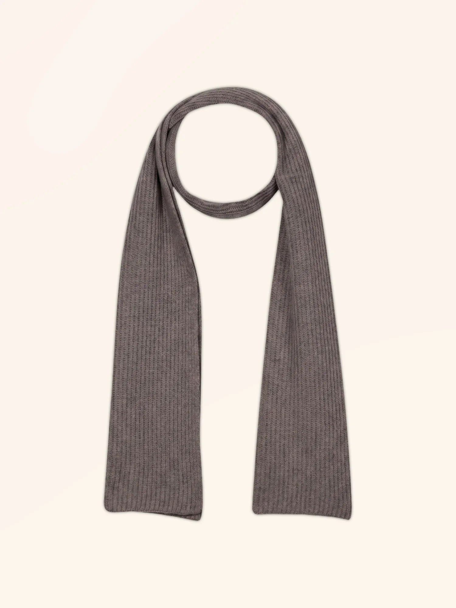 RORY Écharpe 4 Fils Taupe Chiné