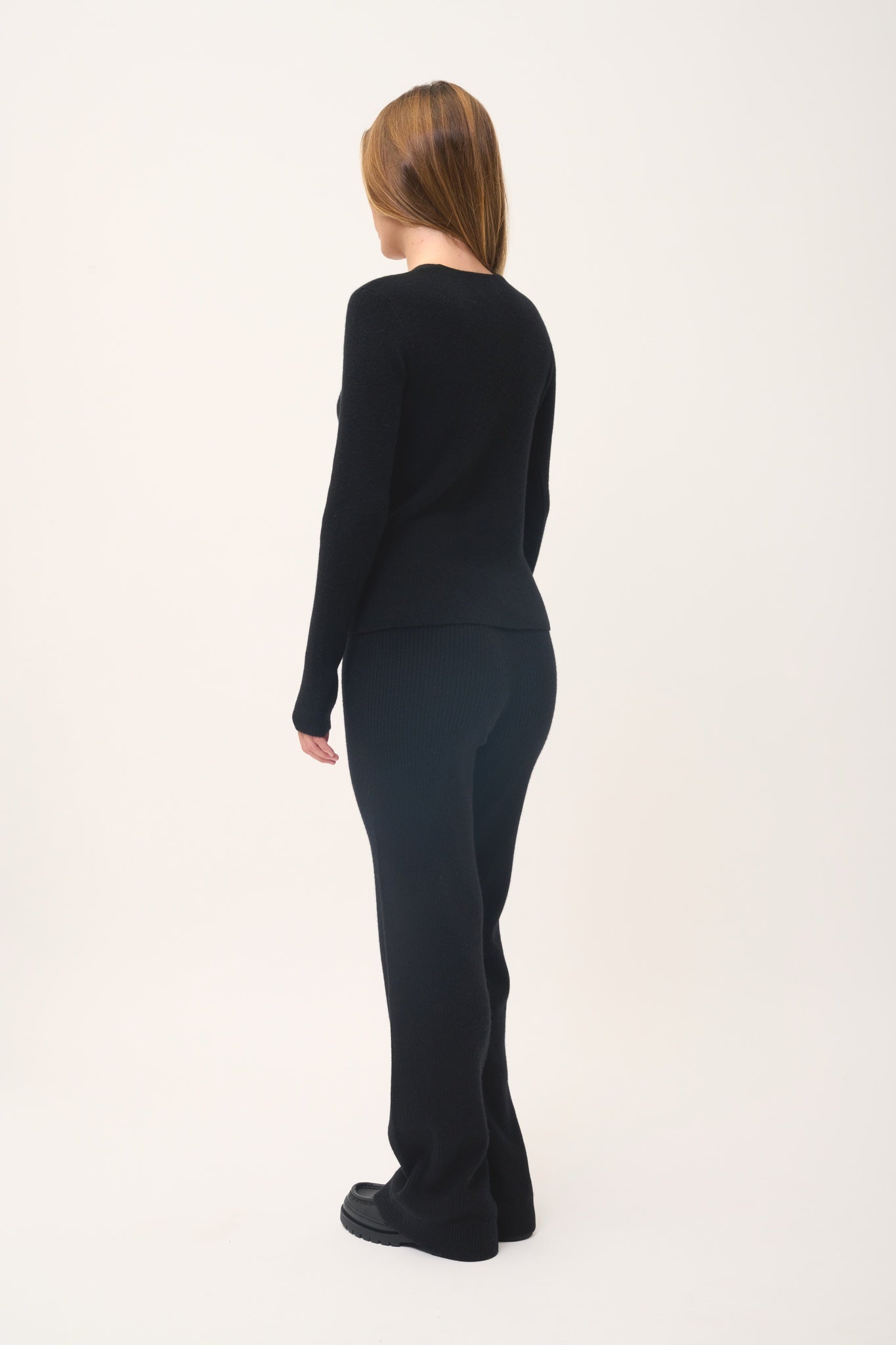 ZION gilet col v noir