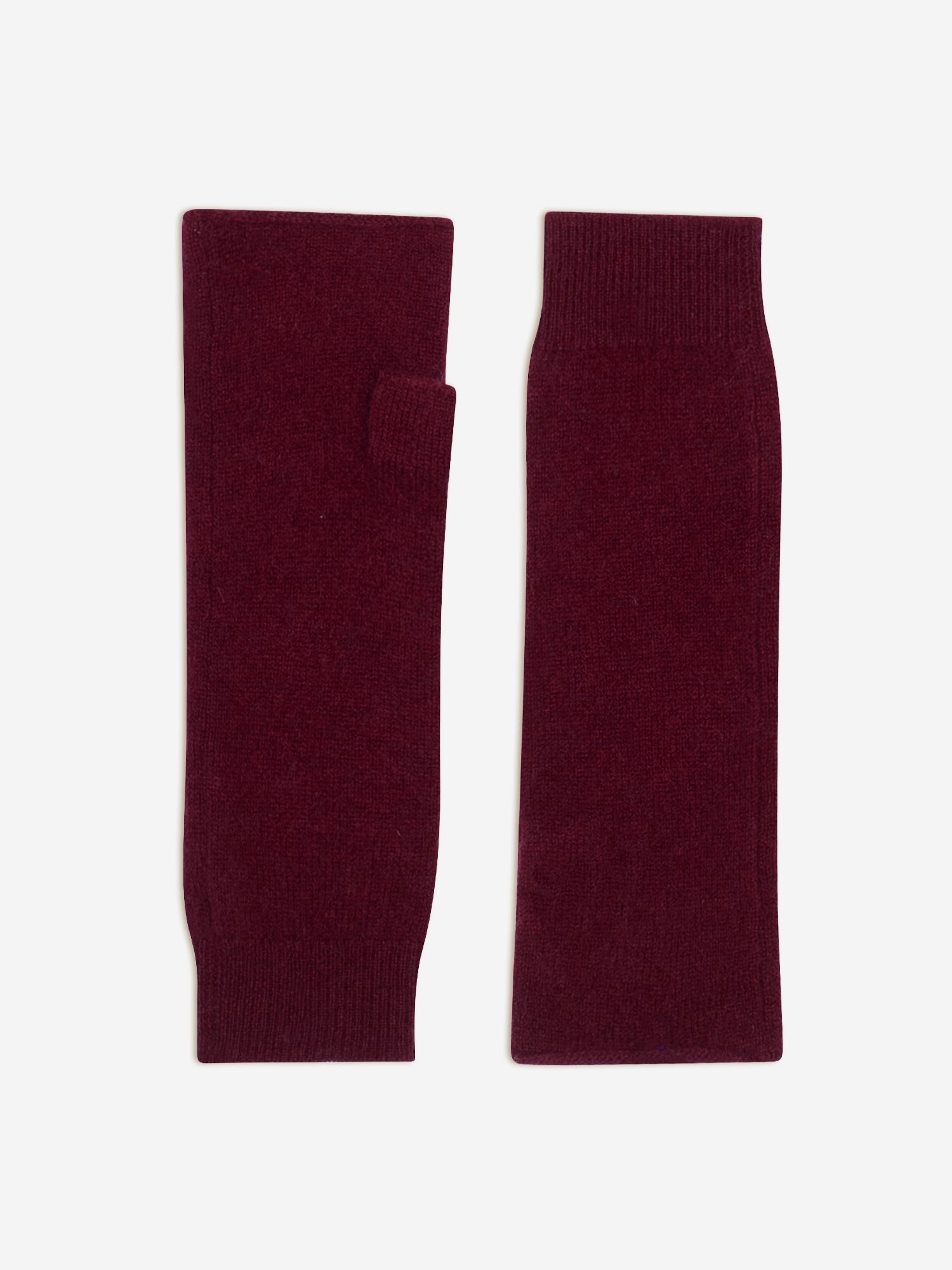 ZOE burgundy mittens