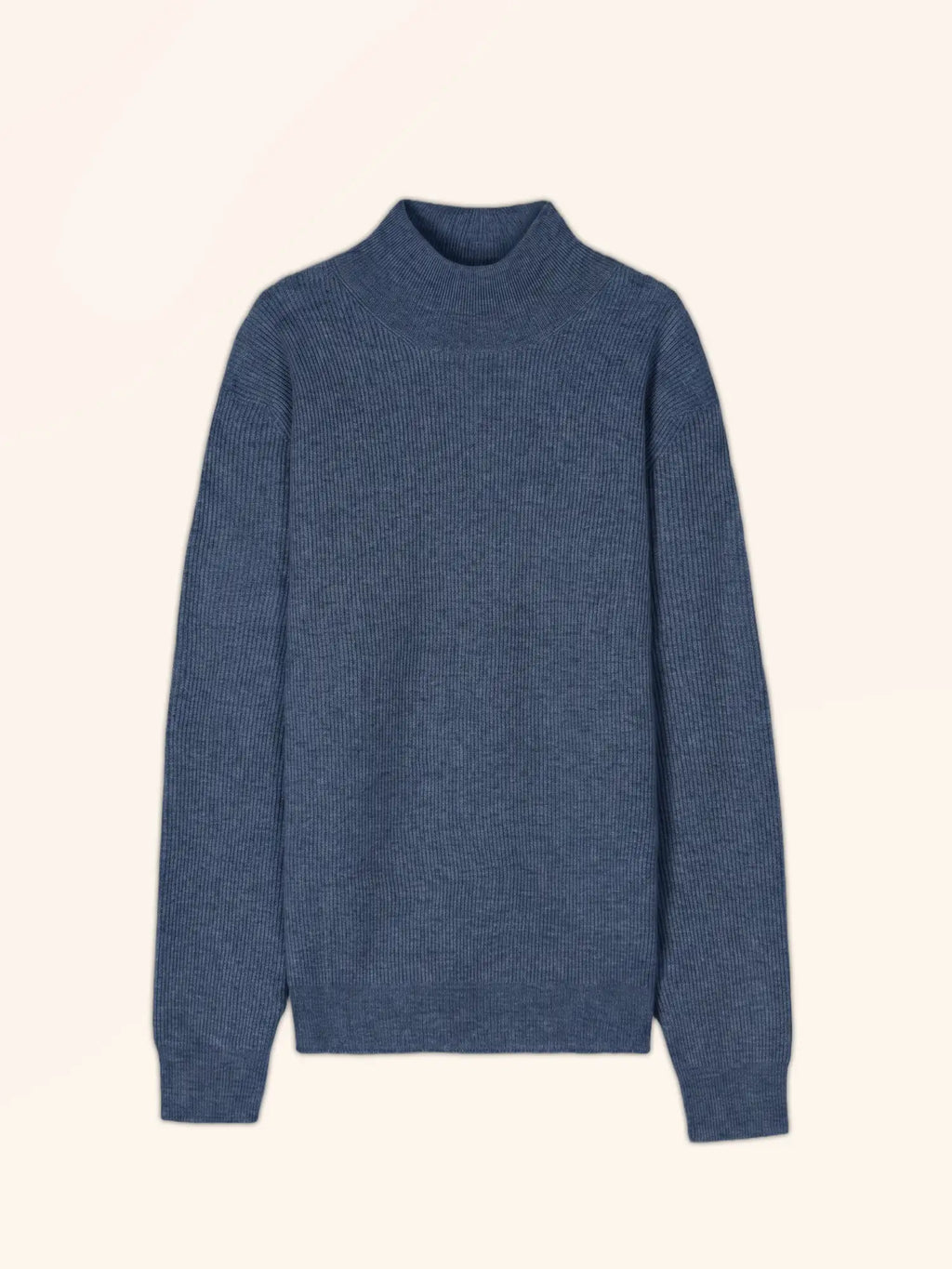 EVA Pull Col Montant Océan Chiné