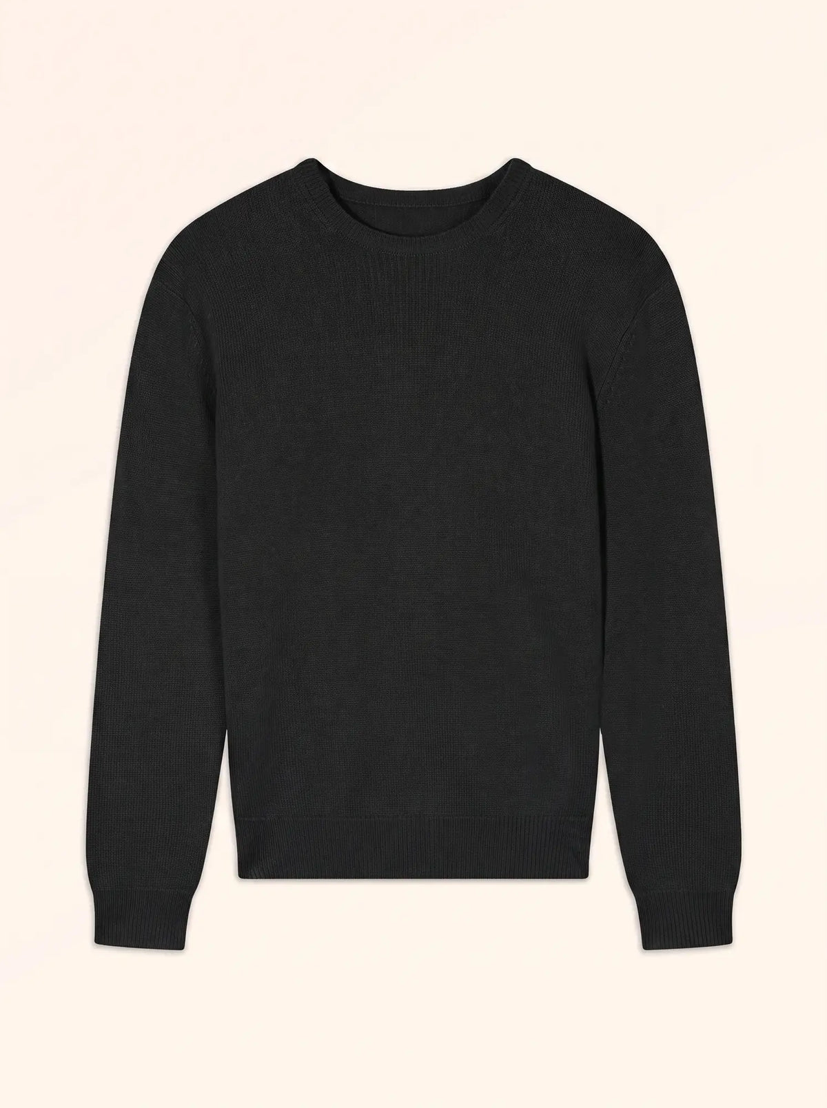 VERONICA Pull Col Rond 4 Fils Noir