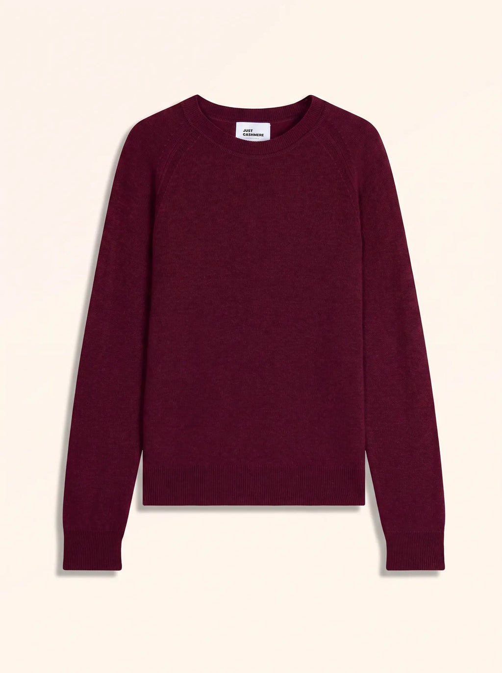 NORENA Pull Col Rond Bordeaux