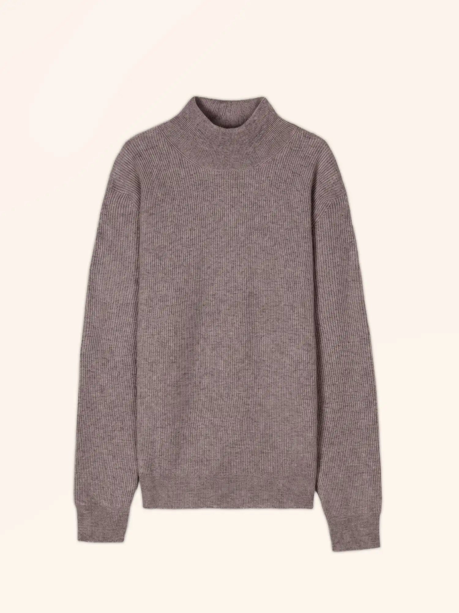 EVA Pull Col Montant Caribou Chiné