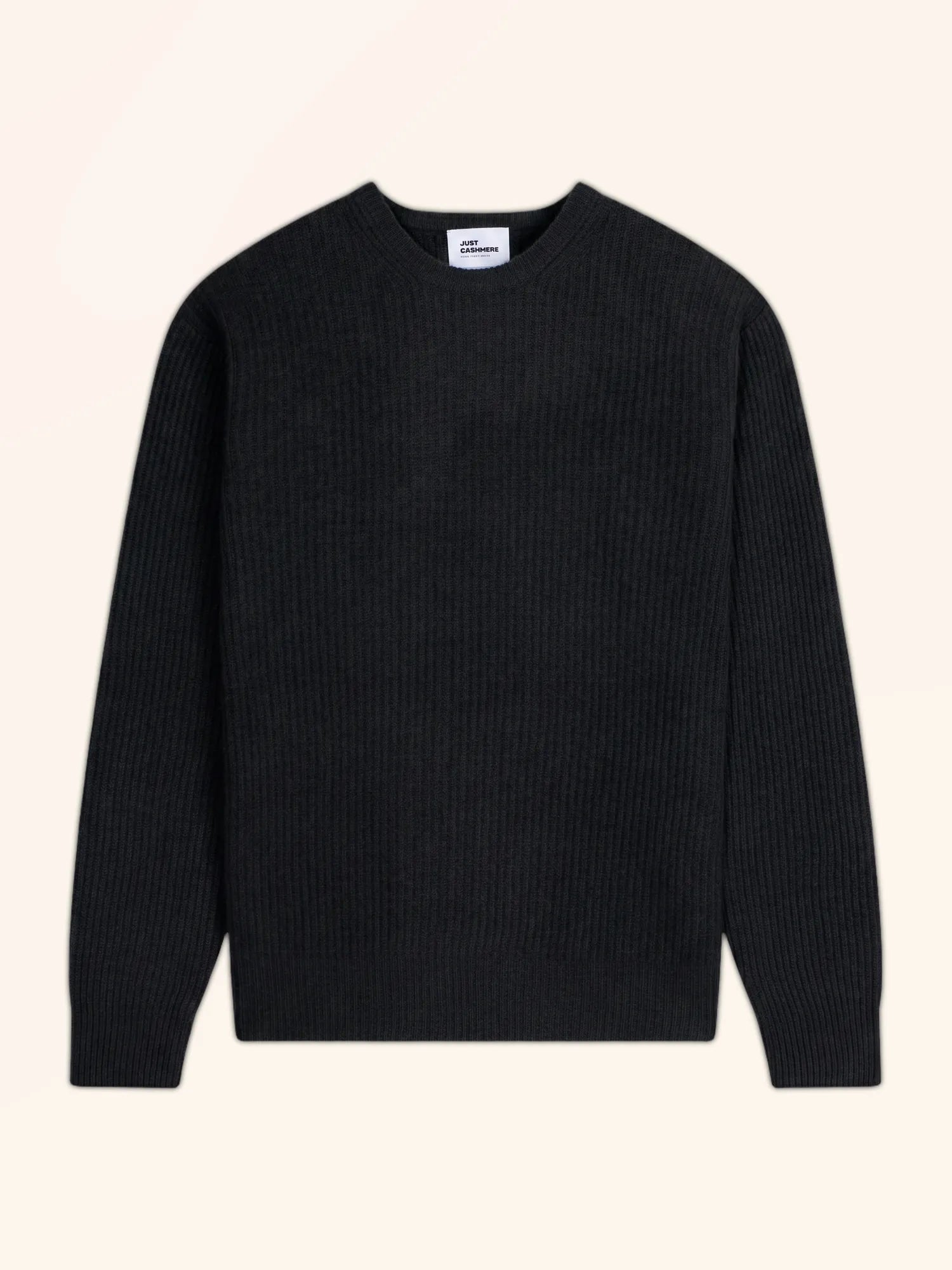 NASH Pull Col Rond 4 Fils Noir