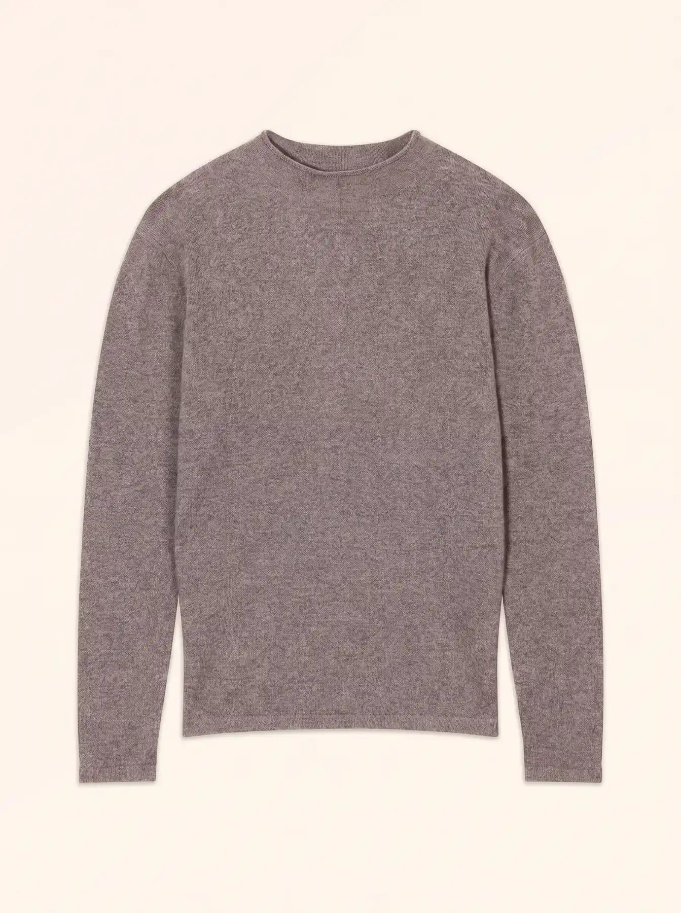 Pull Col Montant Caribou Chiné