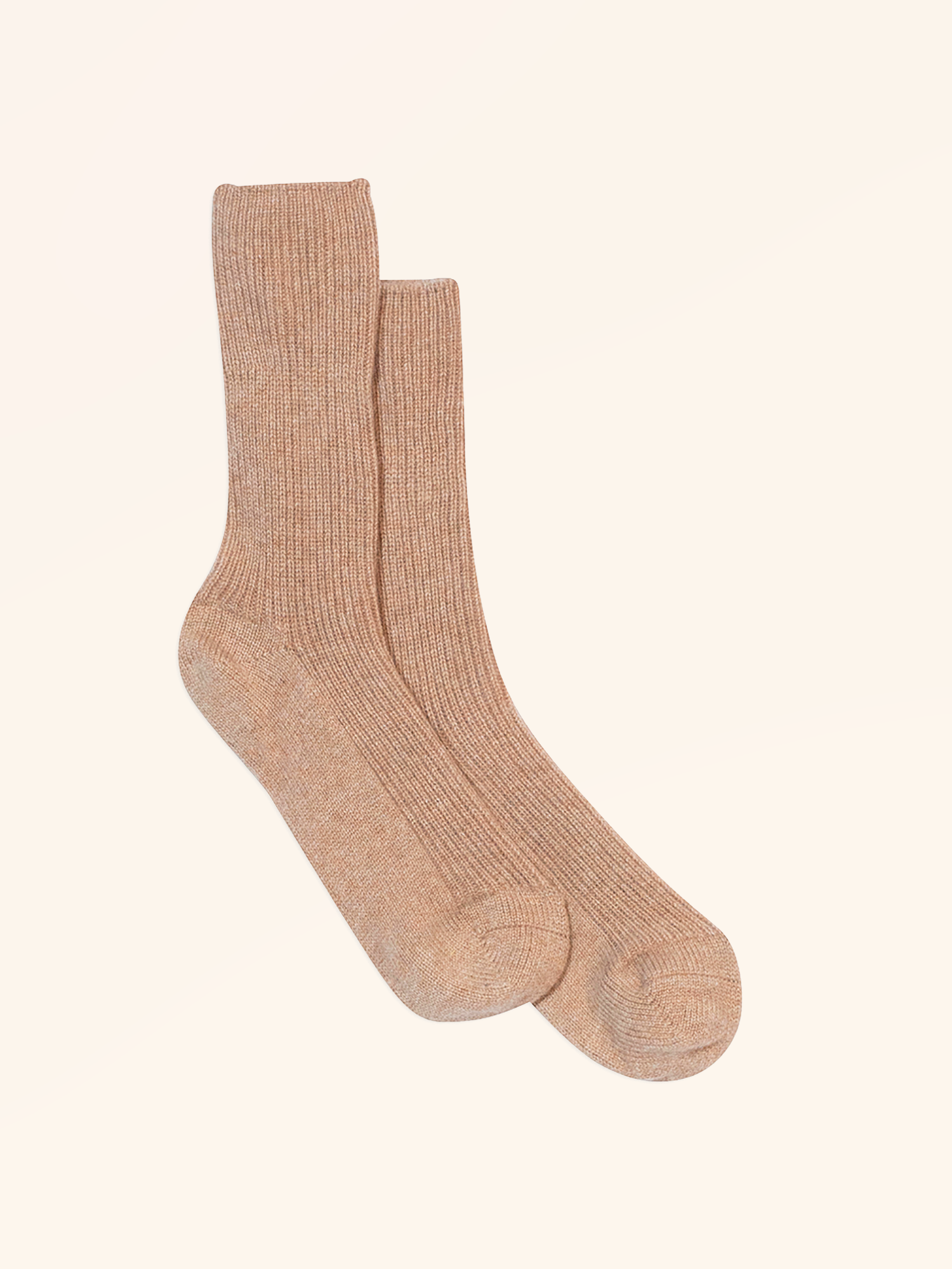 Chaussettes 4 Fils Camel Chiné