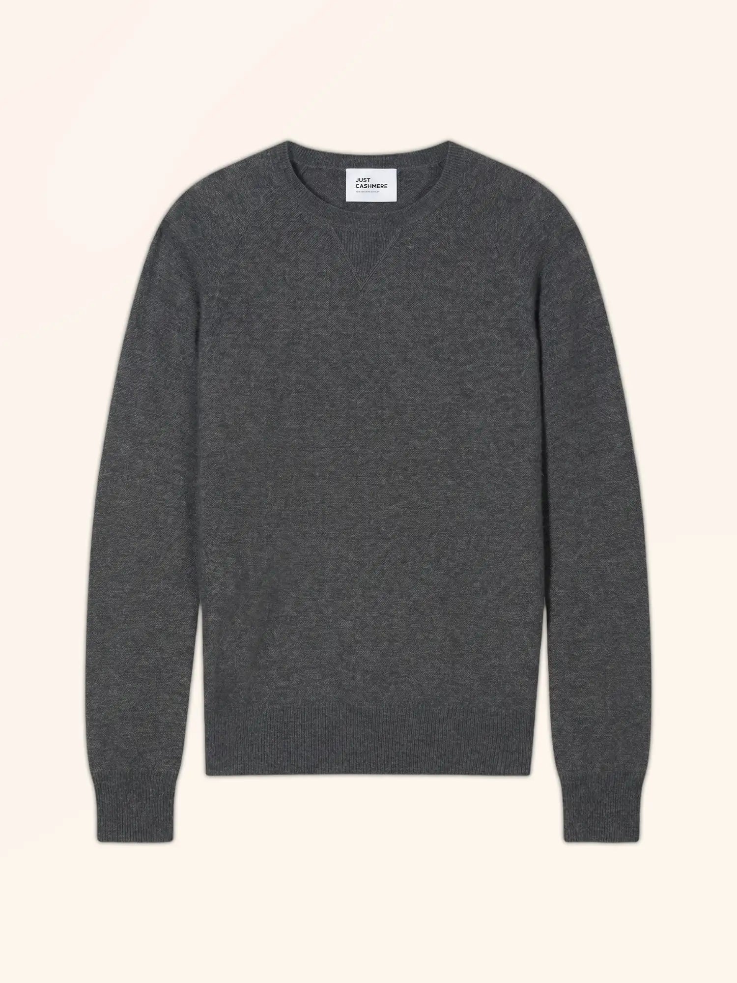 DARLA Pull Col Rond Anthracite Chiné