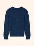 VERONICA Pull Col Rond 4 Fils Minuit