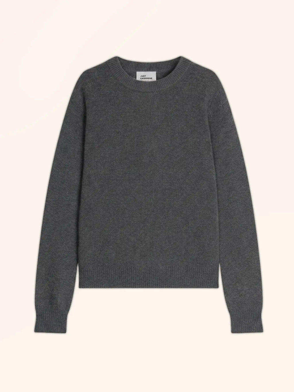 LEXINI Pull Col Rond 4 Fils Anthracite Chiné