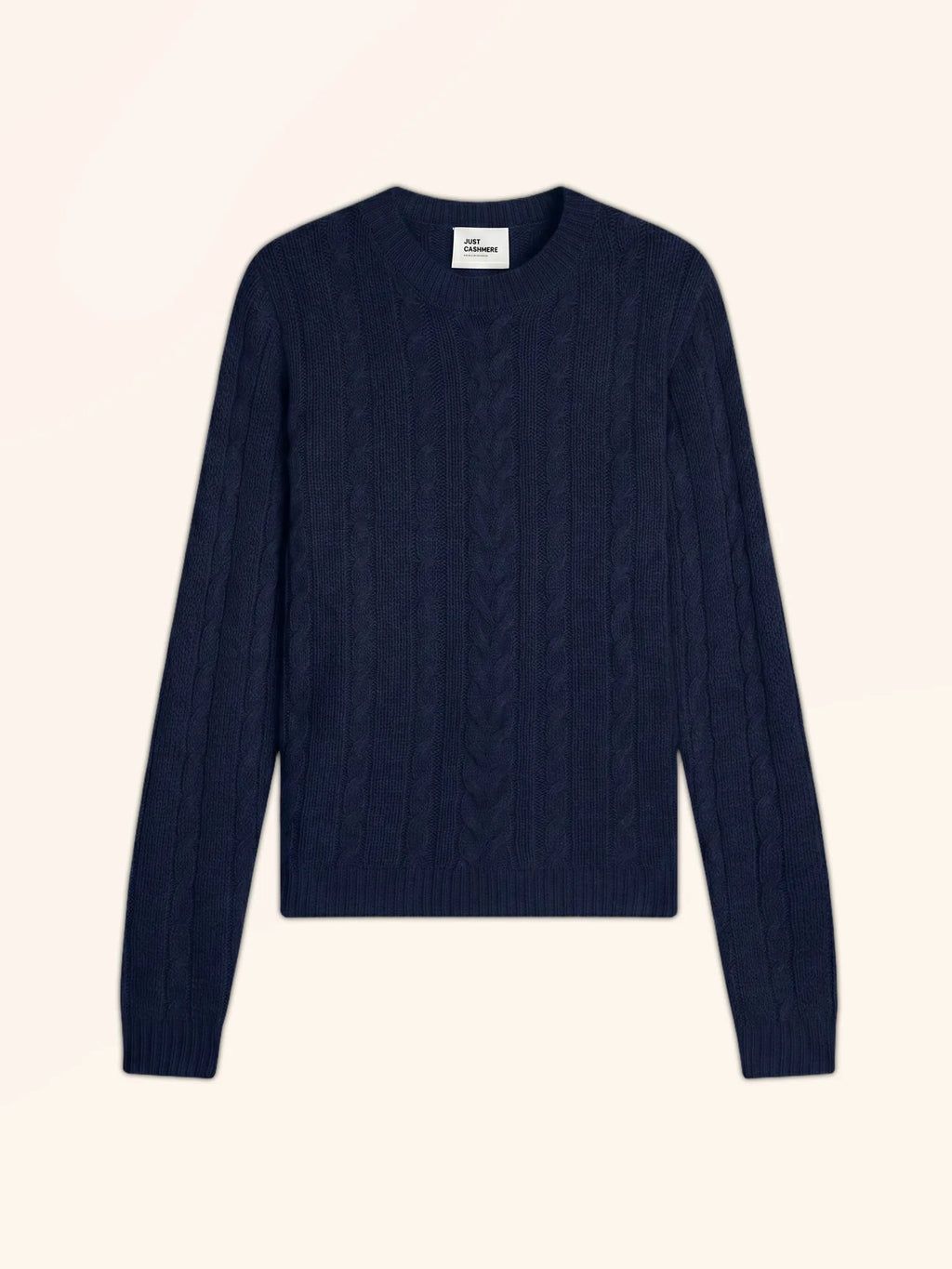 OLIVIA Pull Col Rond 8 Fils Bleu Marine