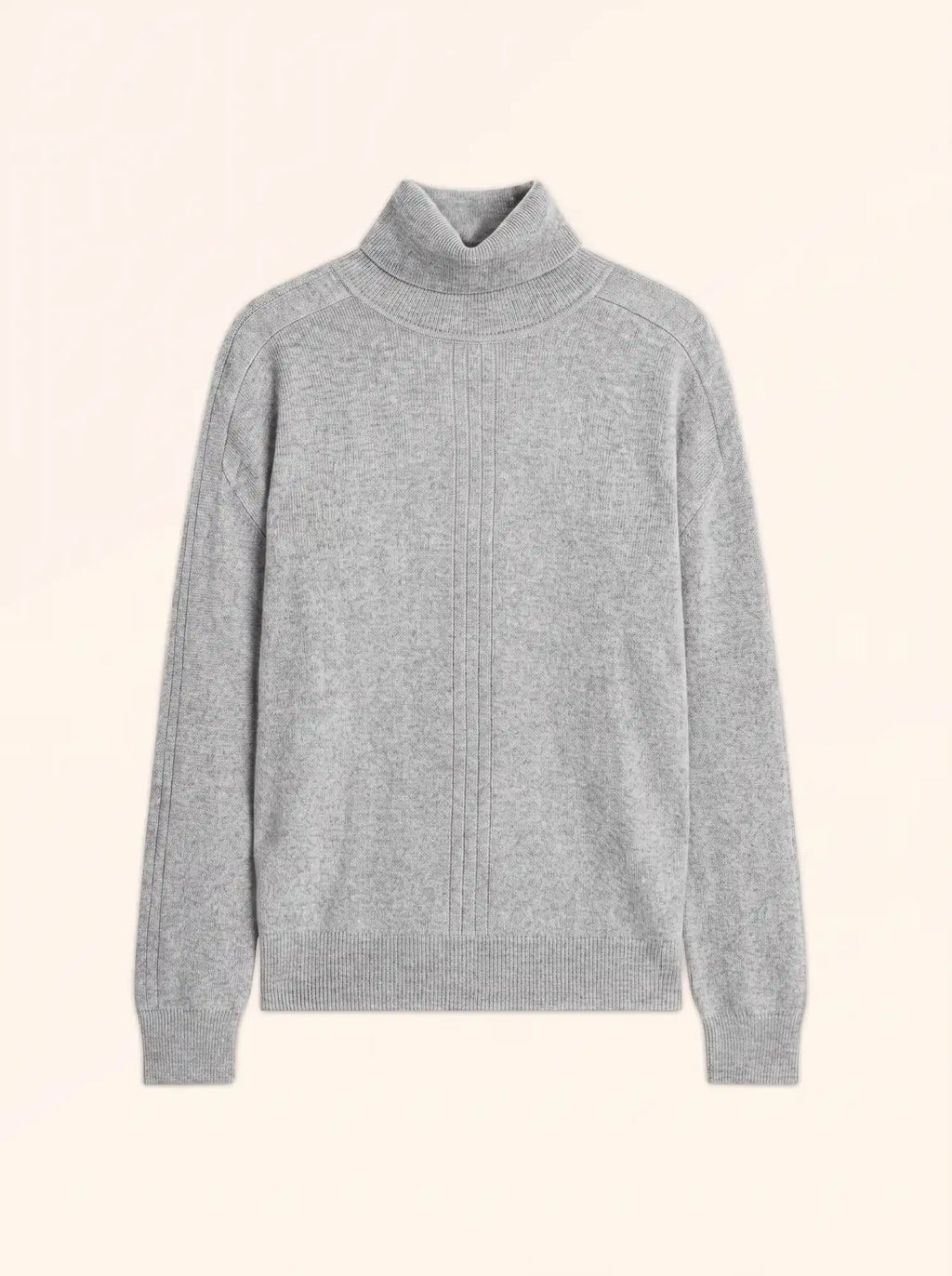 ORIANNE Pull Col Roulé Nuage Chiné