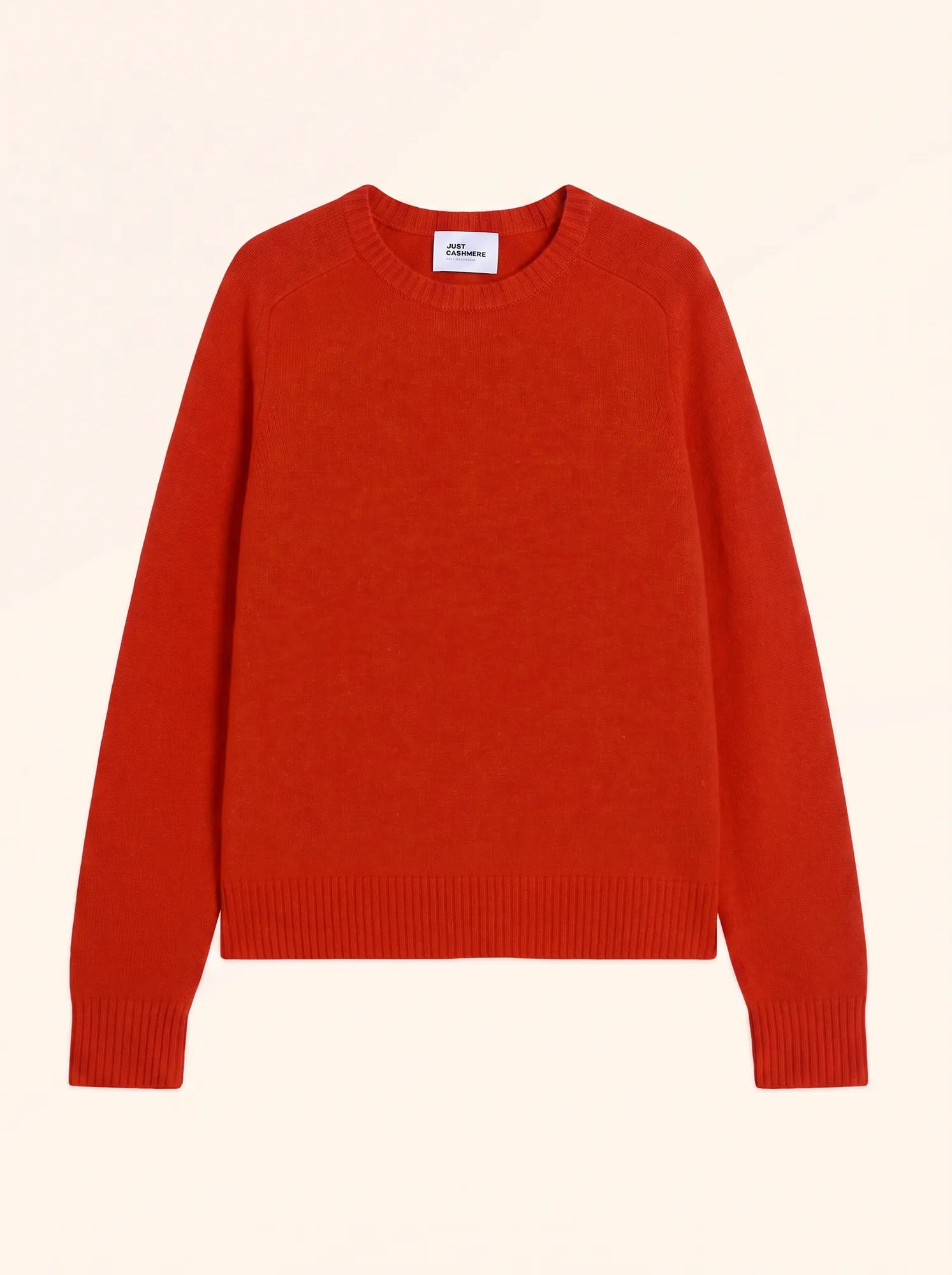 LAVINIA Pull Col Rond 4 Fils Tomate