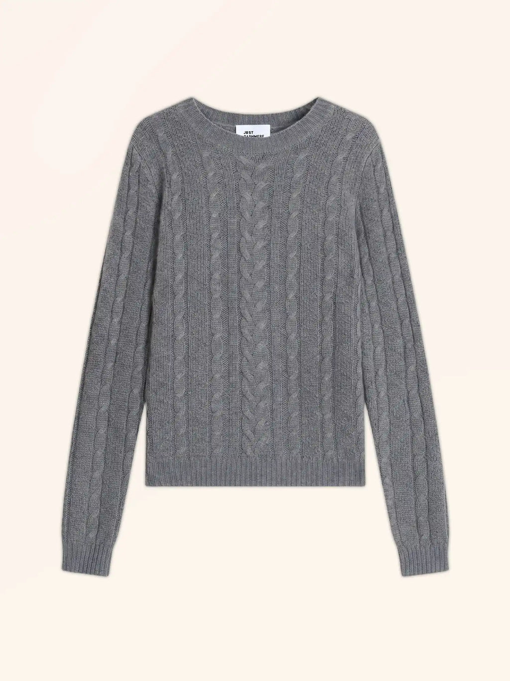 OLIVIA Pull Col Rond 8 Fils Nuage Chiné