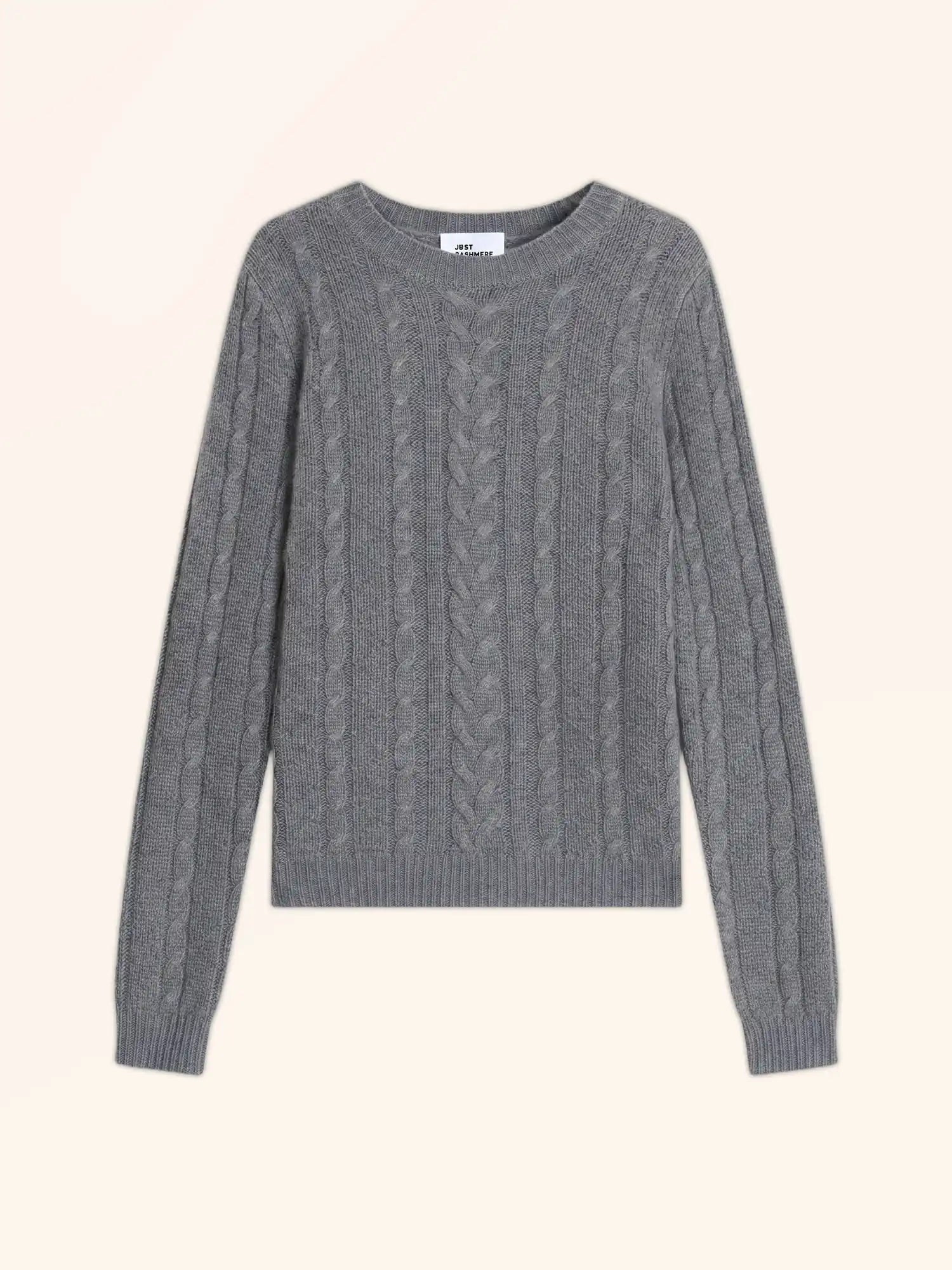 OLIVIA Pull Col Rond 8 Fils Nuage Chiné