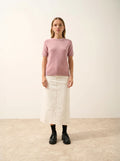 LAÏSA T-Shirt Col Rond Bois de Rose