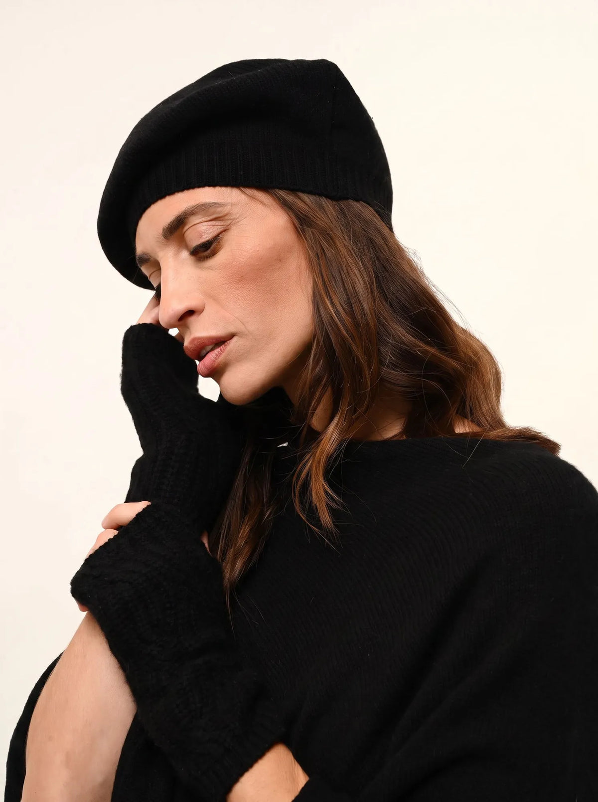 PARIS Béret 4 Fils Noir