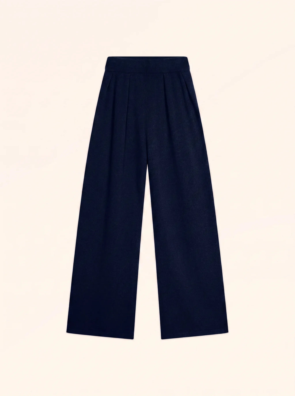 DAPHNE Pantalon Large Bleu Marine