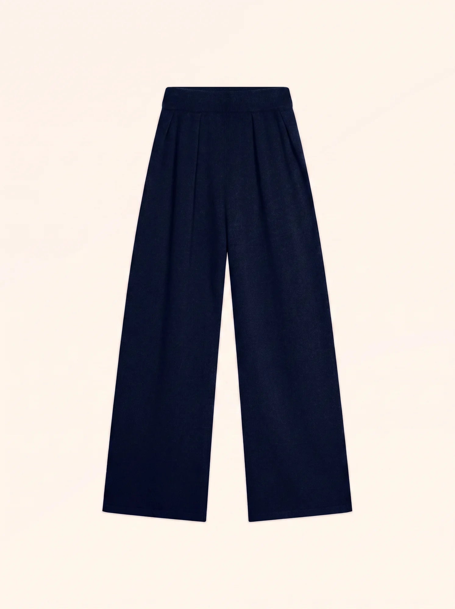 DAPHNE Pantalon Large Bleu Marine