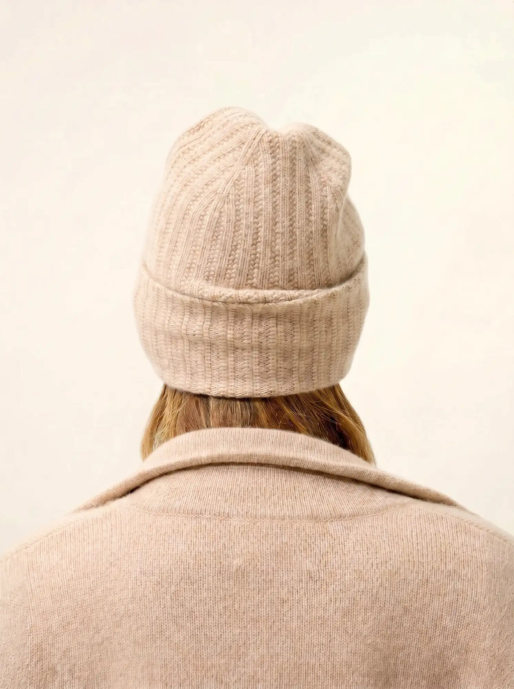 JIN Bonnet 6 Fils Beige Chiné