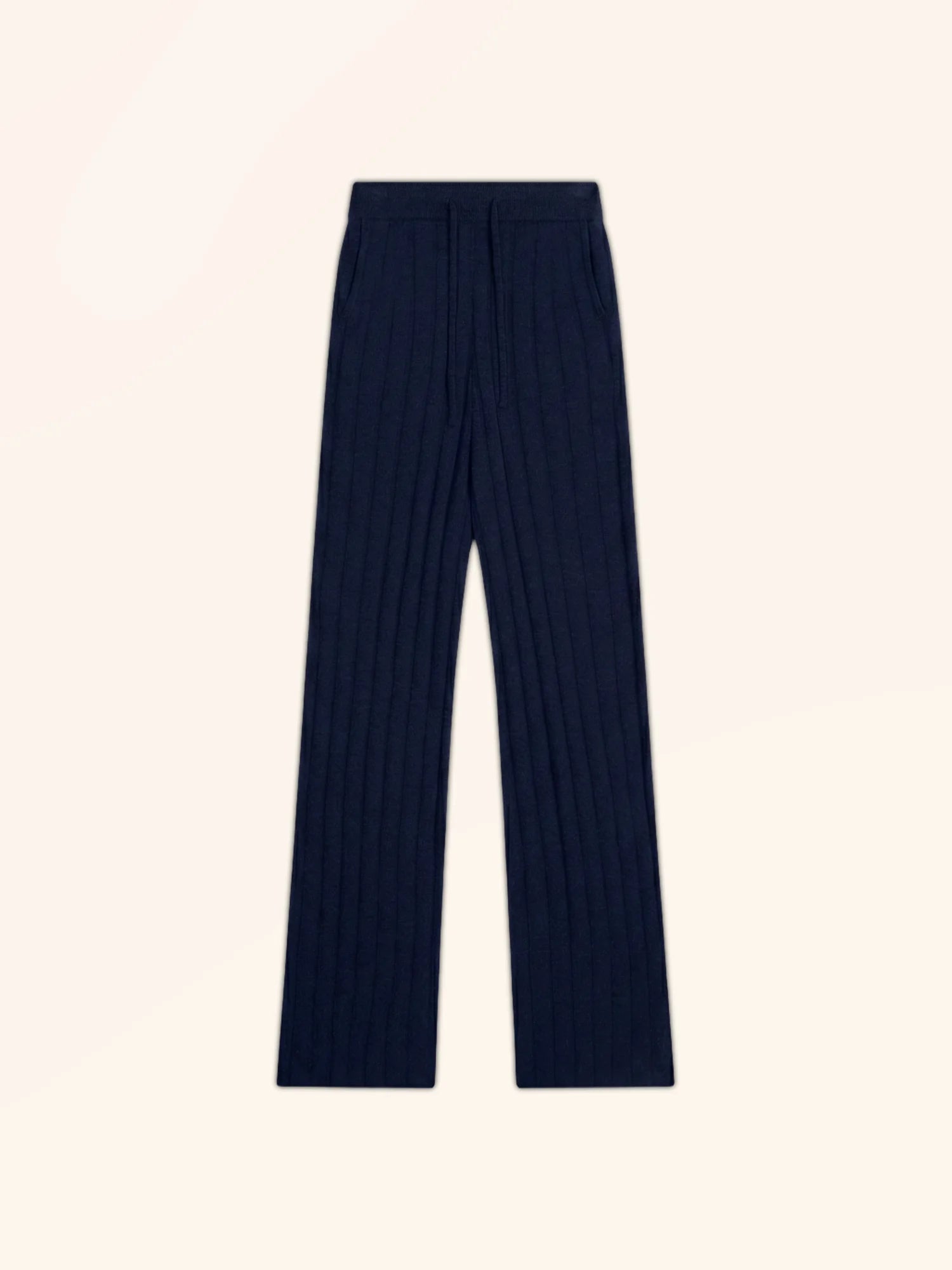 CLARISSA Pantalon Évasé Bleu Marine