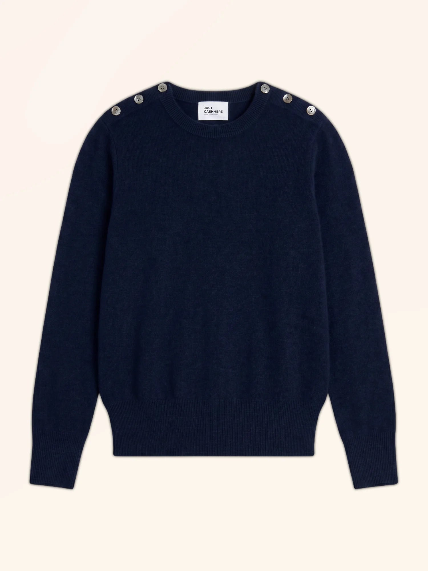 JEANNE Pull Col Rond Marin Bleu Marine
