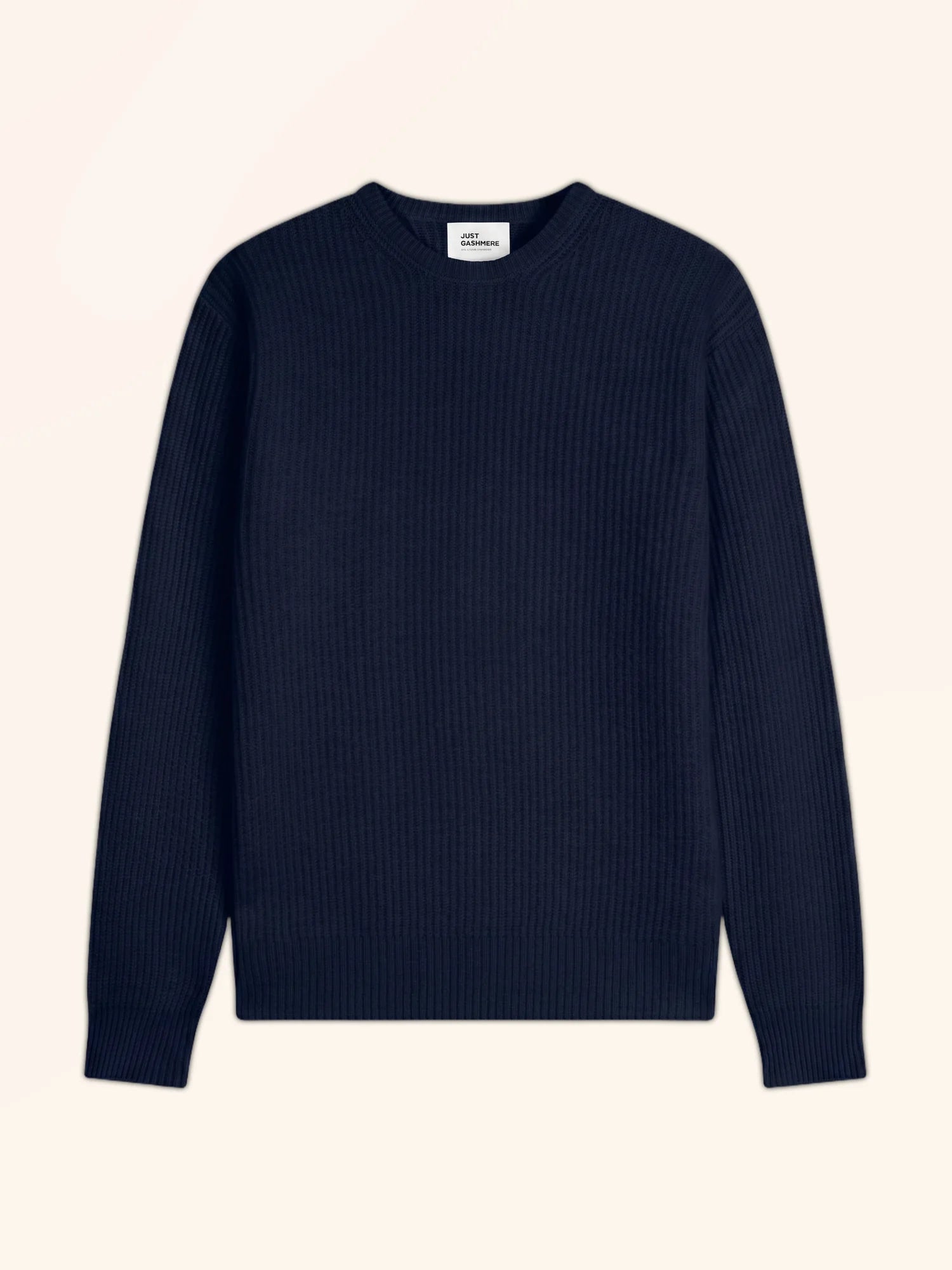 NASH Pull Col Rond 4 Fils Bleu Marine