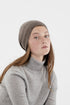 GINGER taupe beanie 2 ply 100% cashmere