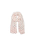 ARBOGA white scarf 180x85 cm 100% cashmere